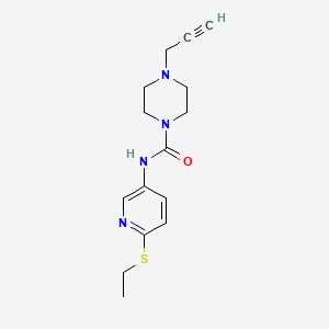 N-[6-(ethylsulfanyl)pyridin-3-yl]-4-(prop-2-yn-1-yl)piperazine-1-carboxamide