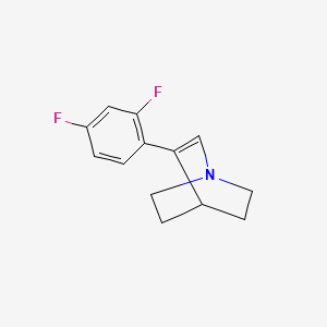 3-(2,4-Difluorophenyl)-1-azabicyclo[2.2.2]oct-2-ene