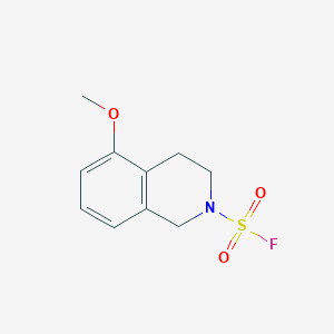 molecular formula C10H12FNO3S B2577435 5-Methoxy-3,4-dihydro-1H-isoquinoline-2-sulfonyl fluoride CAS No. 2411306-28-8