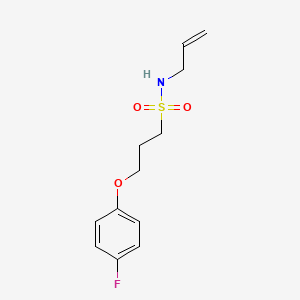 molecular formula C12H16FNO3S B2577470 N-allyl-3-(4-fluorophenoxy)propane-1-sulfonamide CAS No. 953157-17-0
