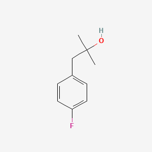 molecular formula C10H13FO B2577487 1-(4-Fluorophenyl)-2-methylpropan-2-ol CAS No. 2928-17-8; 703-10-6