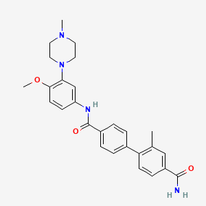 molecular formula C27H30N4O3 B2577494 GMC 3-15 