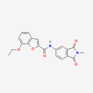 7-ethoxy-N-(2-methyl-1,3-dioxoisoindolin-5-yl)benzofuran-2-carboxamide