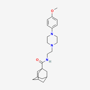 N-{2-[4-(4-methoxyphenyl)piperazin-1-yl]ethyl}adamantane-1-carboxamide
