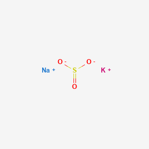 molecular formula KNaO3S B025778 Potassium sodium sulfite CAS No. 100816-19-1