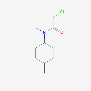 molecular formula C10H18ClNO B2577957 2-chloro-N-methyl-N-(4-methylcyclohexyl)acetamide CAS No. 852399-98-5