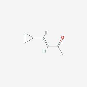 molecular formula C7H10O B025783 (E)-4-cyclopropylbut-3-en-2-one CAS No. 105891-18-7
