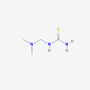 molecular formula C4H11N3S B025784 Thiourea,N-[(dimethylamino)methyl]- CAS No. 109858-55-1