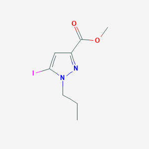 molecular formula C8H11IN2O2 B2578441 methyl 5-iodo-1-propyl-1H-pyrazole-3-carboxylate CAS No. 2226182-98-3