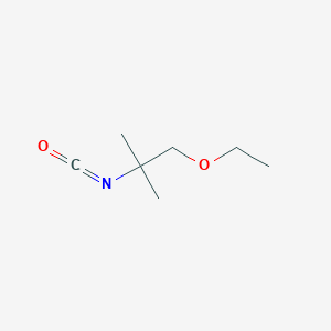 molecular formula C7H13NO2 B2578662 1-Ethoxy-2-isocyanato-2-methylpropane CAS No. 37440-96-3
