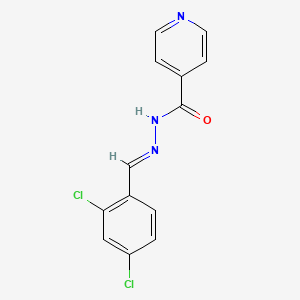 2,4-Dichlorobenzaldehyde isonicotinoyl hydrazone