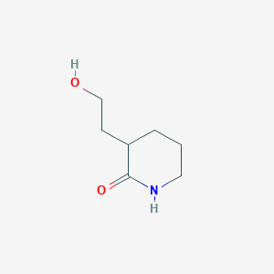 3-(2-Hydroxyethyl)piperidin-2-one