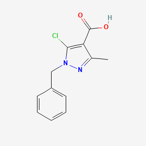1-Benzyl-5-chloro-3-methyl-1H-pyrazole-4-carboxylic acid