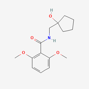 molecular formula C15H21NO4 B2578917 N-[(1-hydroxycyclopentyl)methyl]-2,6-dimethoxybenzamide CAS No. 1215530-21-4