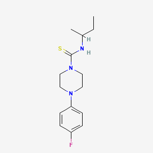molecular formula C15H22FN3S B2578983 N-(butan-2-yl)-4-(4-fluorophenyl)piperazine-1-carbothioamide CAS No. 1048915-84-9