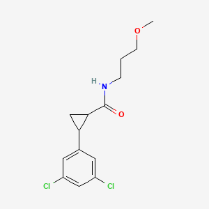 2-(3,5-dichlorophenyl)-N-(3-methoxypropyl)cyclopropanecarboxamide
