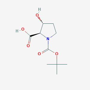 (2R,3R)-1-[(tert-butoxy)carbonyl]-3-hydroxypyrrolidine-2-carboxylic acid
