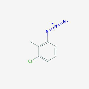 molecular formula C7H6ClN3 B2579099 1-Azido-3-chloro-2-methylbenzene CAS No. 85862-52-8