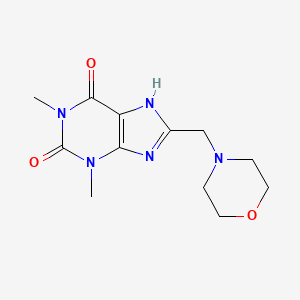 1,3-dimethyl-8-(morpholin-4-ylmethyl)-7H-purine-2,6-dione