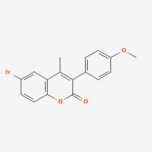 6-Bromo-3-(4-methoxyphenyl)-4-methylchromen-2-one