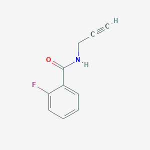 molecular formula C10H8FNO B2579116 2-FLUORO-N-(PROP-2-YN-1-YL)BENZAMIDE CAS No. 1179021-70-5
