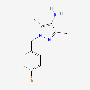 1-(4-bromobenzyl)-3,5-dimethyl-1H-pyrazol-4-amine