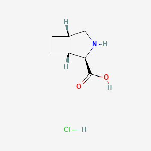 (1R,2R,5S)-3-Azabicyclo[3.2.0]heptane-2-carboxylic acid;hydrochloride