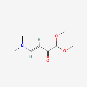 molecular formula C8H15NO3 B2579136 (E)-4-(dimethylamino)-1,1-dimethoxybut-3-en-2-one CAS No. 187242-85-9; 67751-23-9