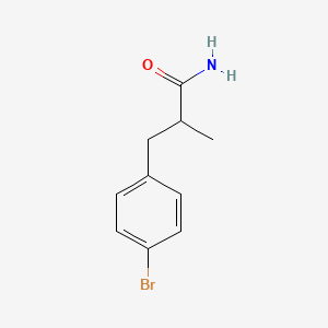 3-(4-Bromophenyl)-2-methylpropanamide