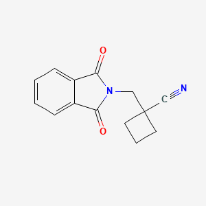 1-[(1,3-dioxo-2,3-dihydro-1H-isoindol-2-yl)methyl]cyclobutane-1-carbonitrile