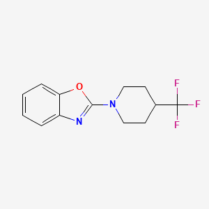 2-[4-(Trifluoromethyl)piperidin-1-yl]-1,3-benzoxazole