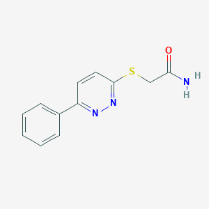2-(6-Phenylpyridazin-3-yl)sulfanylacetamide