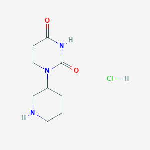 1-Piperidin-3-ylpyrimidine-2,4-dione;hydrochloride