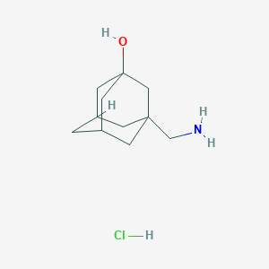 molecular formula C11H20ClNO B2579238 3-(Aminomethyl)adamantan-1-ol hydrochloride CAS No. 128487-54-7; 67496-96-2