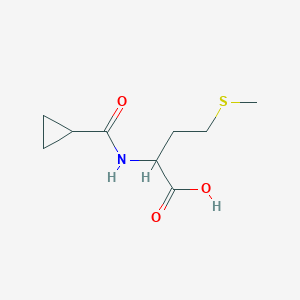 2-(Cyclopropylformamido)-4-(methylsulfanyl)butanoic acid