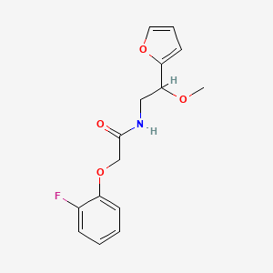 2-(2-fluorophenoxy)-N-(2-(furan-2-yl)-2-methoxyethyl)acetamide