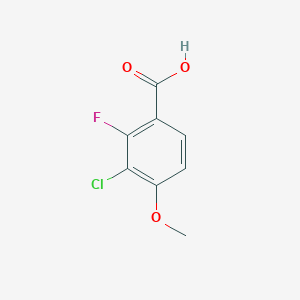 3-Chloro-2-fluoro-4-methoxybenzoic acid