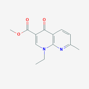 molecular formula C13H14N2O3 B2579309 Methyl 1-ethyl-7-methyl-4-oxo-1,4-dihydro-1,8-naphthyridine-3-carboxylate CAS No. 63475-29-6