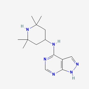 N-(2,2,6,6-tetramethylpiperidin-4-yl)-1H-pyrazolo[3,4-d]pyrimidin-4-amine
