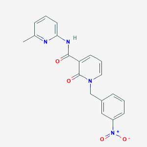 N-(6-methylpyridin-2-yl)-1-(3-nitrobenzyl)-2-oxo-1,2-dihydropyridine-3-carboxamide