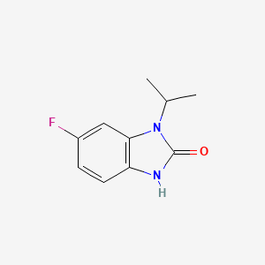 6-fluoro-1-(propan-2-yl)-2,3-dihydro-1H-1,3-benzodiazol-2-one