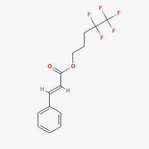 4,4,5,5,5-pentafluoropentyl (2E)-3-phenylprop-2-enoate