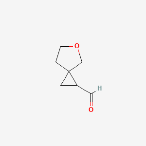 molecular formula C7H10O2 B2579425 5-Oxaspiro[2.4]heptane-1-carbaldehyde CAS No. 1780412-12-5