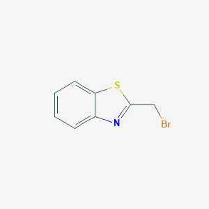 molecular formula C8H6BrNS B025795 2-(Bromomethyl)-1,3-benzothiazole CAS No. 106086-78-6
