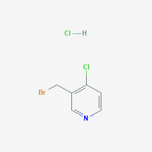 molecular formula C6H6BrCl2N B2579556 3-(Bromomethyl)-4-chloropyridine hydrochloride CAS No. 2375268-55-4
