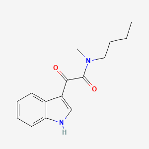 N-butyl-2-(1H-indol-3-yl)-N-methyl-2-oxoacetamide