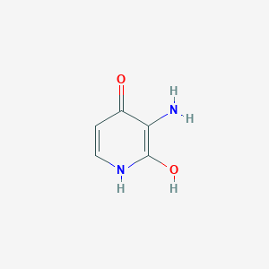 molecular formula C5H6N2O2 B025799 3-Aminopyridine-2,4-diol CAS No. 103792-82-1