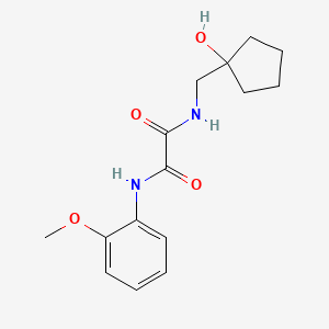 molecular formula C15H20N2O4 B2579938 N1-((1-hydroxycyclopentyl)methyl)-N2-(2-methoxyphenyl)oxalamide CAS No. 1219912-29-4