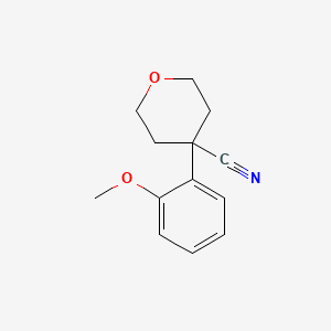 4-(2-Methoxyphenyl)oxane-4-carbonitrile