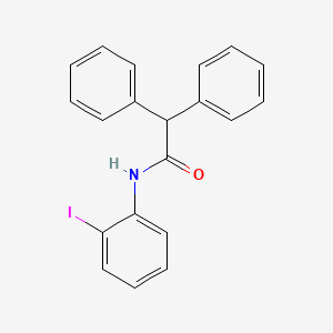 molecular formula C20H16INO B2580003 N-(2-iodophenyl)-2,2-diphenylacetamide CAS No. 586331-57-9
